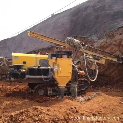 Máquina de perfuração de âncora montada sobre esteiras